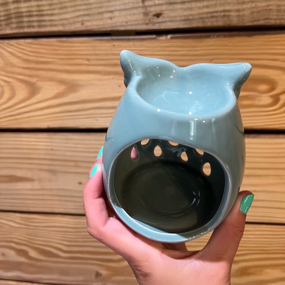 Teal Owl tea light wax warmer - Picture 4 of 7